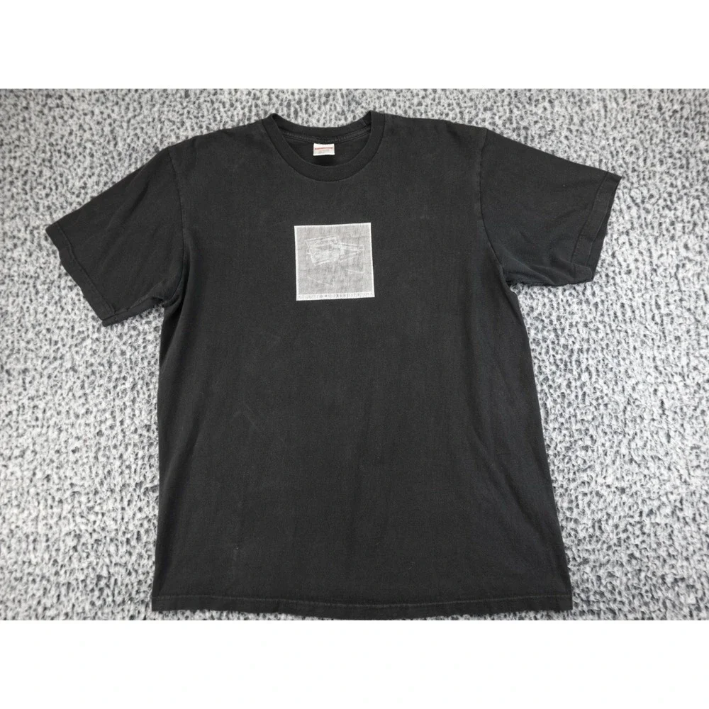 Supreme Hochute New York Graphic T-Shirt Mens Large Black Made‎ in USA L
